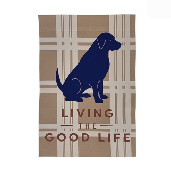 👀50% OFF🐕🏴NWT‼️Place & Time Dog Inspired Garden Flag & Garden Flag Stake - Picture 3 of 10
